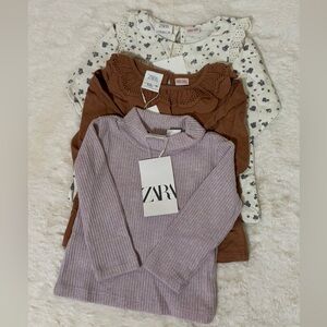 All for $20 Zara kids longsleeve top for toddler. Size: 9-12 months